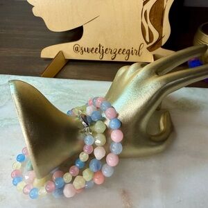 Multicolored Morganite Sweetheart Bracelet Bundle